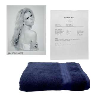 Maxxxine Maxine (Mia Goth) Production Used Headshot, Towel & Resume | VIP Fan Auctions