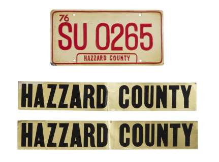 The Dukes of Hazzard - Hazzard County License Plate