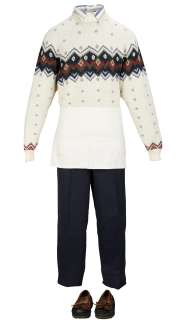 Cheers - Sam Malone (Ted Danson) Sweater and Bar Apron Ensemble