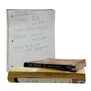 Eddington Joe (Joaquin Phoenix) Screen Used Notebook & (2) Books | VIP Fan Auctions