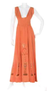 Elizabeth Taylor ’Cleopatra’ coral gown by Irene Sharaff from Cleopatra. | Profiles in History