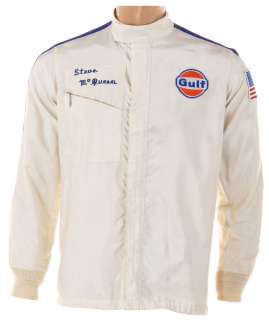 Steve McQueen Gulf racing jacket worn during production and promotion of Le Mans. | Profiles in History