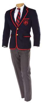 Lot 218 - "Blaine" Dalton Academy "Warblers" uniform.