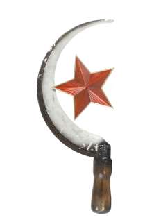 The sickle and star props from ’Goldeneye’, 1995 | Bonhams