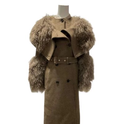 Power Book IV Force Claudia (Lili Simmons) Screen Worn Burberry Coat, Meryll Rogge Sweater & Loewe Skirt Ch 1 Ep 104 | VIP Fan Auctions