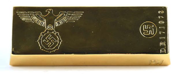 Lot 5021 - X-Men: First Class (2011) Production-made Nazi Gold Bar prop from the Marvel film. As intended to… | Ewbank’s