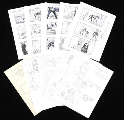 Lot 6129 - The Nutcracker and the Four Realms (2018) - a collection of story boards from the film. | Ewbank’s