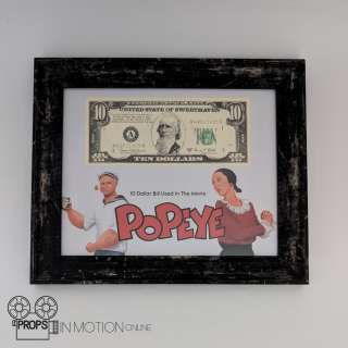 Popeye (1980) 10 Dollar Bill (02258) | Props In Motion Online