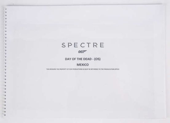 Lot 2074 - James Bond 007 - SPECTRE, day 24 ’Day of the dead’ (Mexico), A3 production used concept artwork… | Ewbank’s