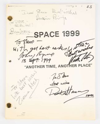 Space: 1999 (British science-fiction television series, 1975-1977). Multi-Signed copy of a Final… | Ewbank’s