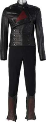 Westworld (HBO®Original 2016-2022) Rodrigo Santoro "Hector Escaton" Black Leather Bandit Ensemble from Season 1.