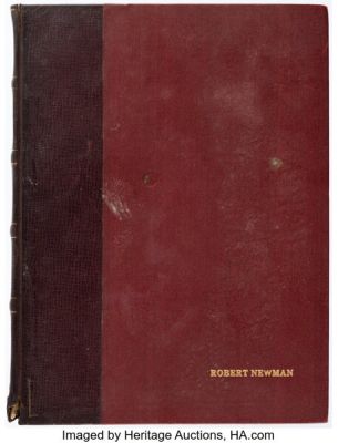 Specter of the Rose (Republic, 1946), Hardbound Script Signed by Ben Hecht. | Heritage