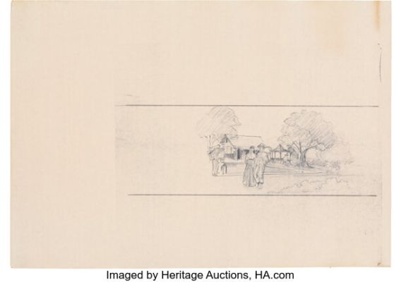 The Jerk (Universal, 1979), Pair of Studio Schematics for Steve Martin’s "Navin Johnson" Rebuilt Family Cabin. | Heritage