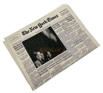 Indiana Jones 5 (2023) - Apollo 11 New York Times Newspaper | Hanlin Auction Service
