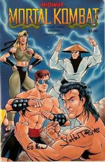 1992 Mortal Kombat Signed Comic Book | Premiere Props