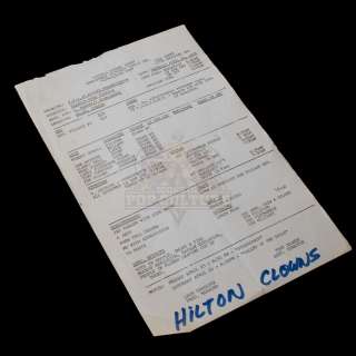 Apocalypse Now – Original Production Used Call Sheet - 19-58 | Icons of Pop Culture