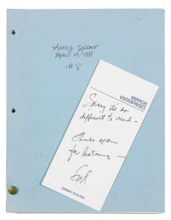 Lot 336 - A screenplay of Tootsie