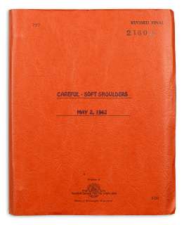 A group of 7 screenplays of war, espionage and disaster films | Bonhams