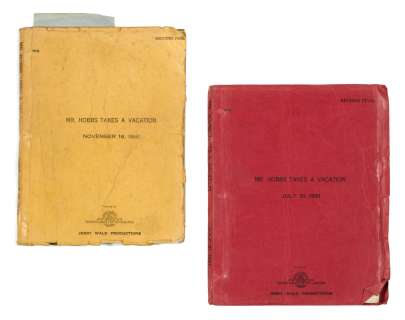 Two Maureen O’Hara annotated screenplays of Mr. Hobbs Takes a Vacation | Bonhams