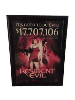 Resident Evil Box Office Totals Mini Poster | Premiere Props