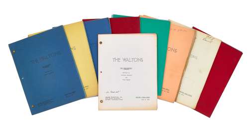 A group of James Gammon’s The Waltons scripts | Bonhams