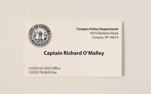 Prisoners Captain Richard O’Malley (Wayne Duvall) Movie Props | Premiere Props