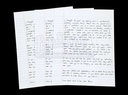 MARVEL‘S JESSICA JONES (TV SERIES) - Lot 352 - Set of Three Dorothy Walker Eulogies