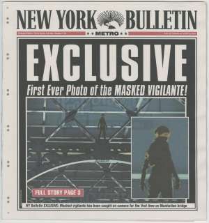 MARVEL‘S JESSICA JONES (TV SERIES) - Lot 389 - Jeri Hogarth‘s ‘Masked Vigilante‘ Newspaper