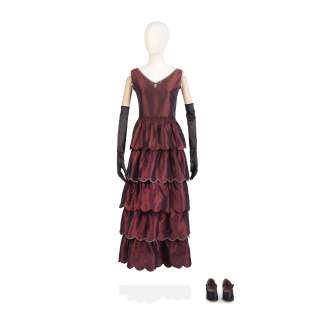 Lot 122 - Michelle Dockery (as Lady Mary): ‘The Proposal‘ tiered evening dress Season 2, Episode 9 3