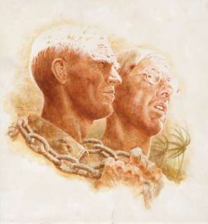 Original Tom Jung concept artwork Papillon poster | Profiles in History