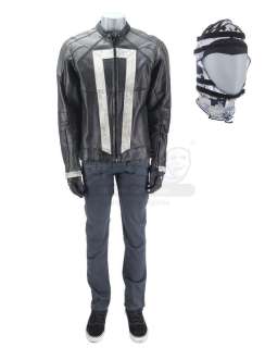 Marvel‘s Agents of S.H.I.E.L.D. - Lot 223 - Robbie Reyes‘ Ghost Rider Costume with Stunt SFX Hood