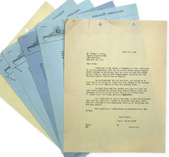 Lot of Louis B. Mayer Financial Documents While at MGM | Nate Sanders