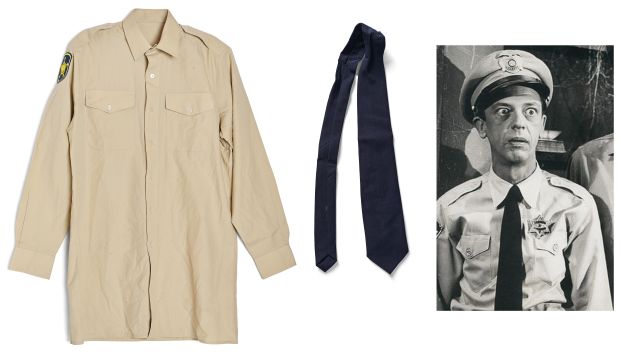 ‘‘The Andy Griffith Show‘‘ Costume Worn by Don Knotts as Deputy Sheriff Barney Fife -- Includes ‘‘Deputy Mayberry‘‘ Shirt & Tie -- With CBS Provenance