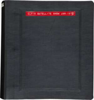 Aloha From Hawaii Concert Preparation Folder (1973).... | Heritage