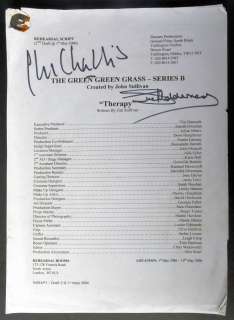 Lot 138 - ONLY FOOLS & HORSES - GREEN GREEN GRASS ORIGINAL SCRIPT - SIGNED