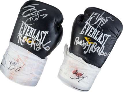 A Pair of Signed Gloves from "Grudge Match."... | Heritage