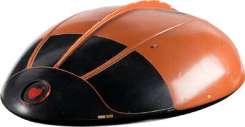 Greg Jein-Built Beetleship Filming Miniature from Flesh Gordon (Mammoth Films, 1974).