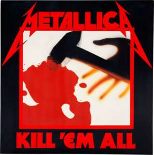 Metallica Kill ’Em All 60" Square Painting Made and Signed by George Mead. | Heritage