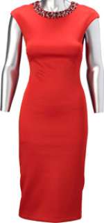 Grace Byers "Anika Calhoun" Red Full-Length Evening Dress from Empire (Fox TV, 2015-2020).</...