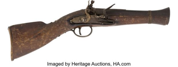 Barbary Coast "DAG" Flintlock Blunderbuss Pistol from Pirates of the Caribbean Franchise (Walt Disney, 2006-2017).