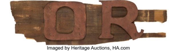 Jaws (Universal, 1975), ORCA II Breakaway FX Transom with "O" and "R" Letters. | Heritage