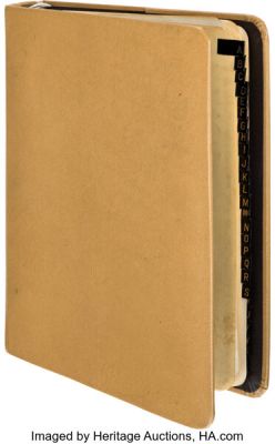 Marilyn Monroe Personal Telephone Book from the Last Year of Her Life.