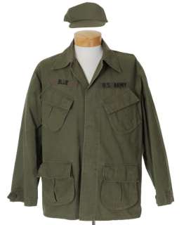 Forrest Gump "Bubba" Army Fatigue Jacket & Cap | GWS Auctions