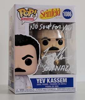Seinfeld | Seinfeld - Larry Thomas "Yev Kassem/the Soup Nazi" - Autograph, Funko Pop with COA of JSA | Catawiki