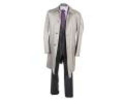 Grimm - Lot 1406 - Renard‘s Dark Grey Pinstripe Suit & Overcoat Outfit