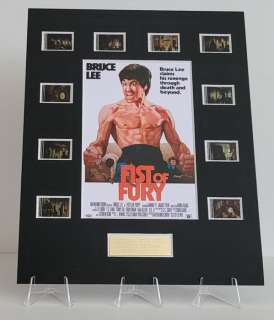 Bruce Lee- Fist of Fury - Bruce Lee- Fist of Fury - Framed Film Cell Display with COA