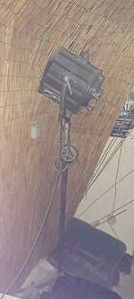 Vintage Cinema Light From the 1950’S - Edaff - in Good Condition, Still Working - Signed By Time | Vintage Cinema Light from the 1950’s - Edaff - In Good condition, still working - signed by time - - Movie prop Spotlight | Catawiki