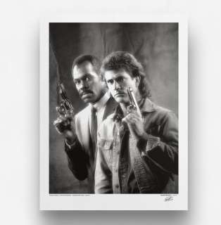 Danny Glover and Mel Gibson - Memories Collection - Luxury XXXL Photography - ! 80x60 cm ! - Limited Edition Nr 01 of 100 - Serial ML10017 | Catawiki