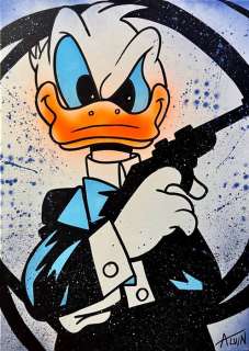 Alvin Silvrants (1979) - Donald Duck - James Bond 007 | Catawiki