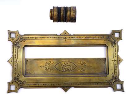 Netflix’s a Series of Unfortunate Events (Tv Series) | V.F.D. Doorplate with Half-Spyglass | Propstore